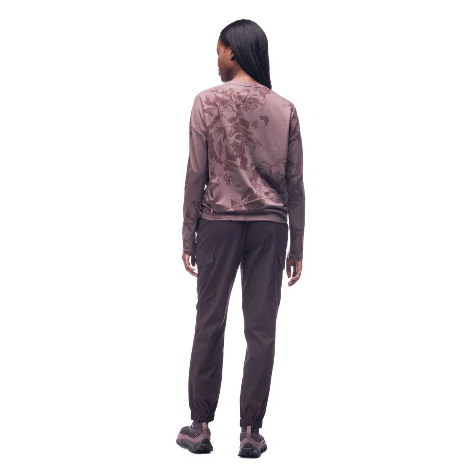 Indyeva Veloz 2 Top Dark Bark Pivoine Print