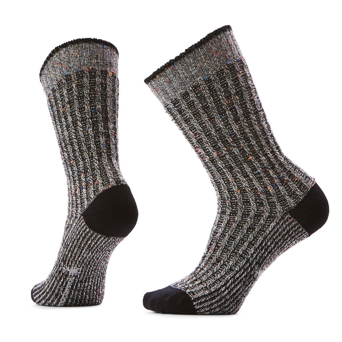 Smartwool Everyday Cozy Waffle Press Crew Black/ Donegal