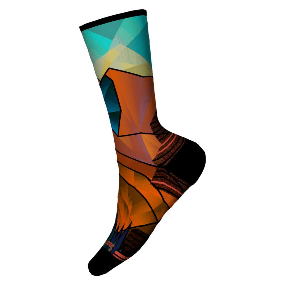 Smartwool W Hike Target Cush MTN Prism Crew Rust