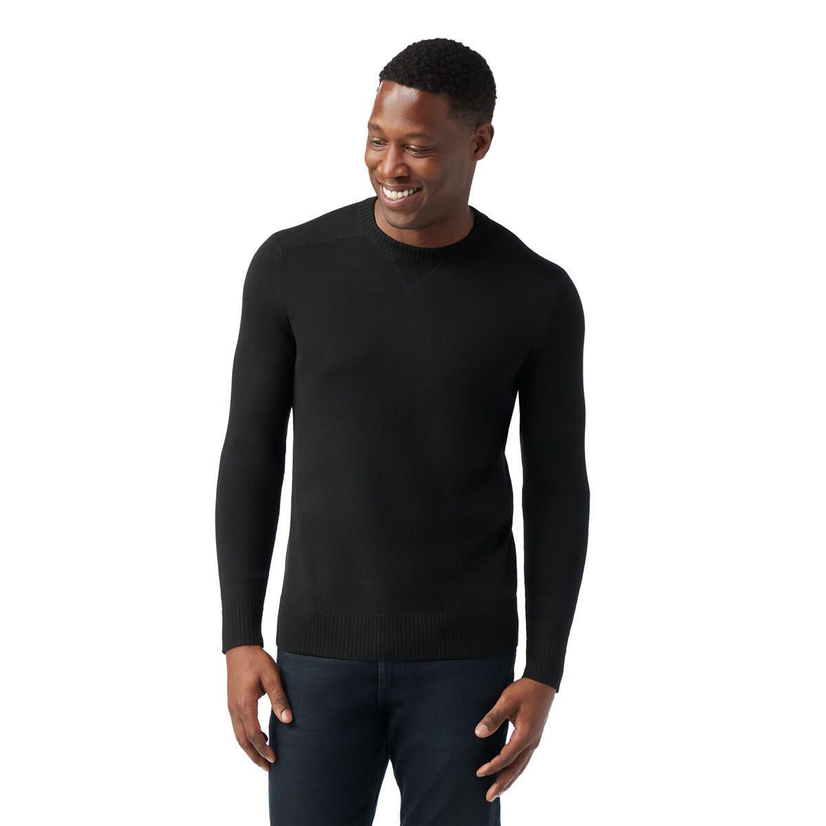 Smartwool M Sparwood Crew Sweater Black