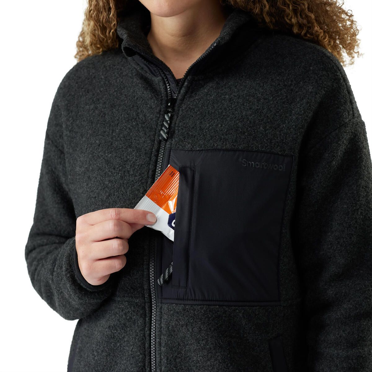 Smartwool W Second Cut Fleece Jacket Charcoal