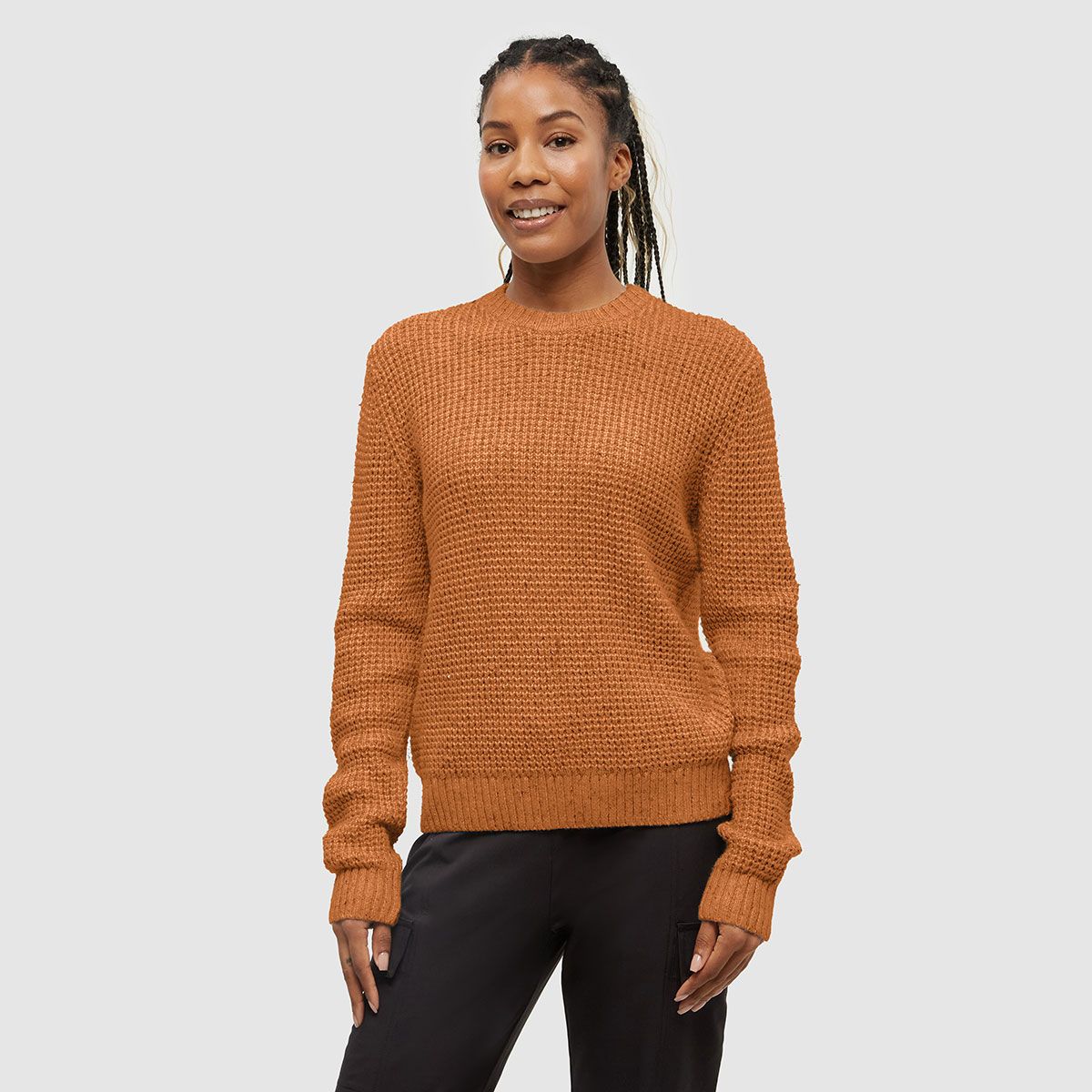 tentree W Morrell Sweater Burnt Caramel Nep