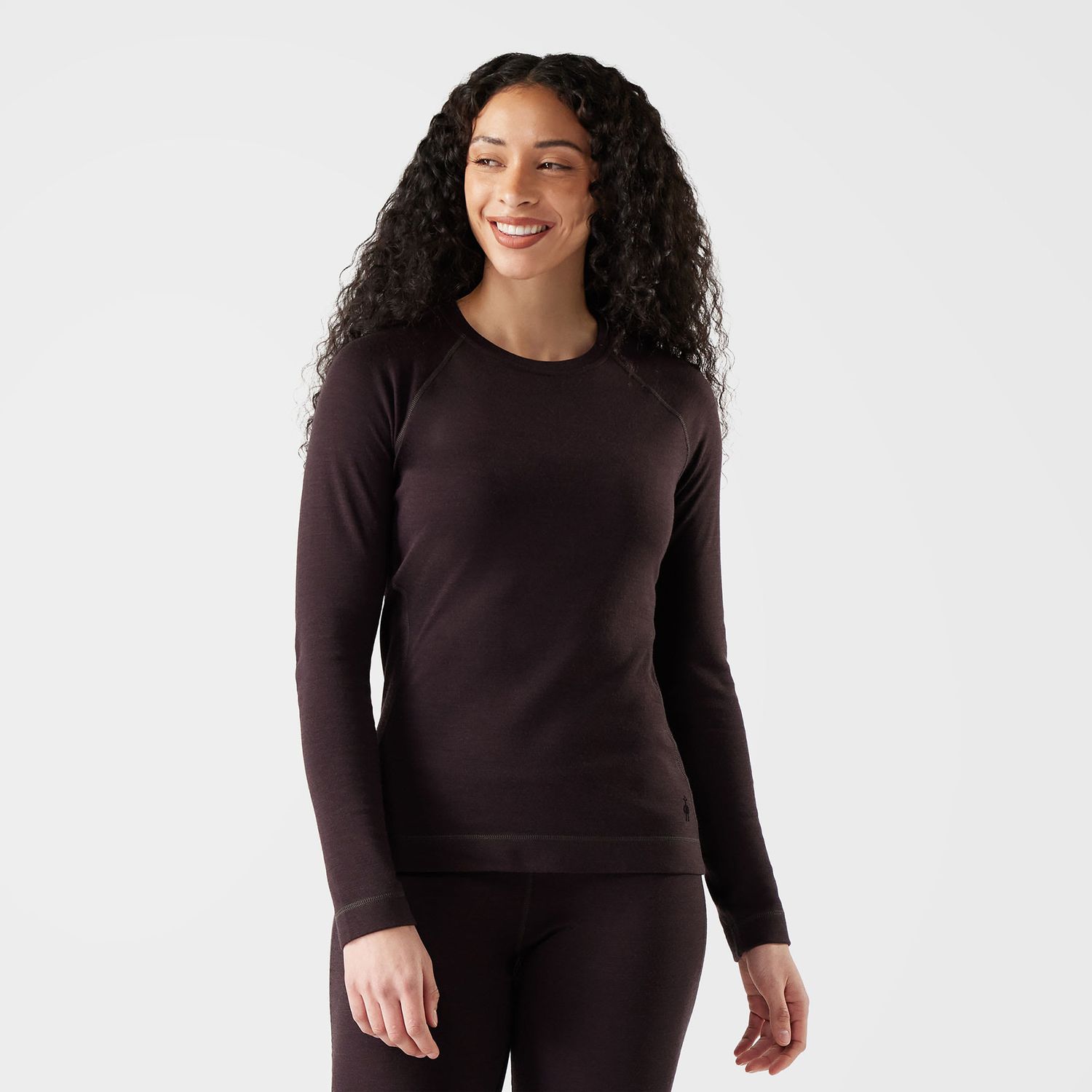 Smartwool W Thermal Merino Baselayer Crew Mink Heather
