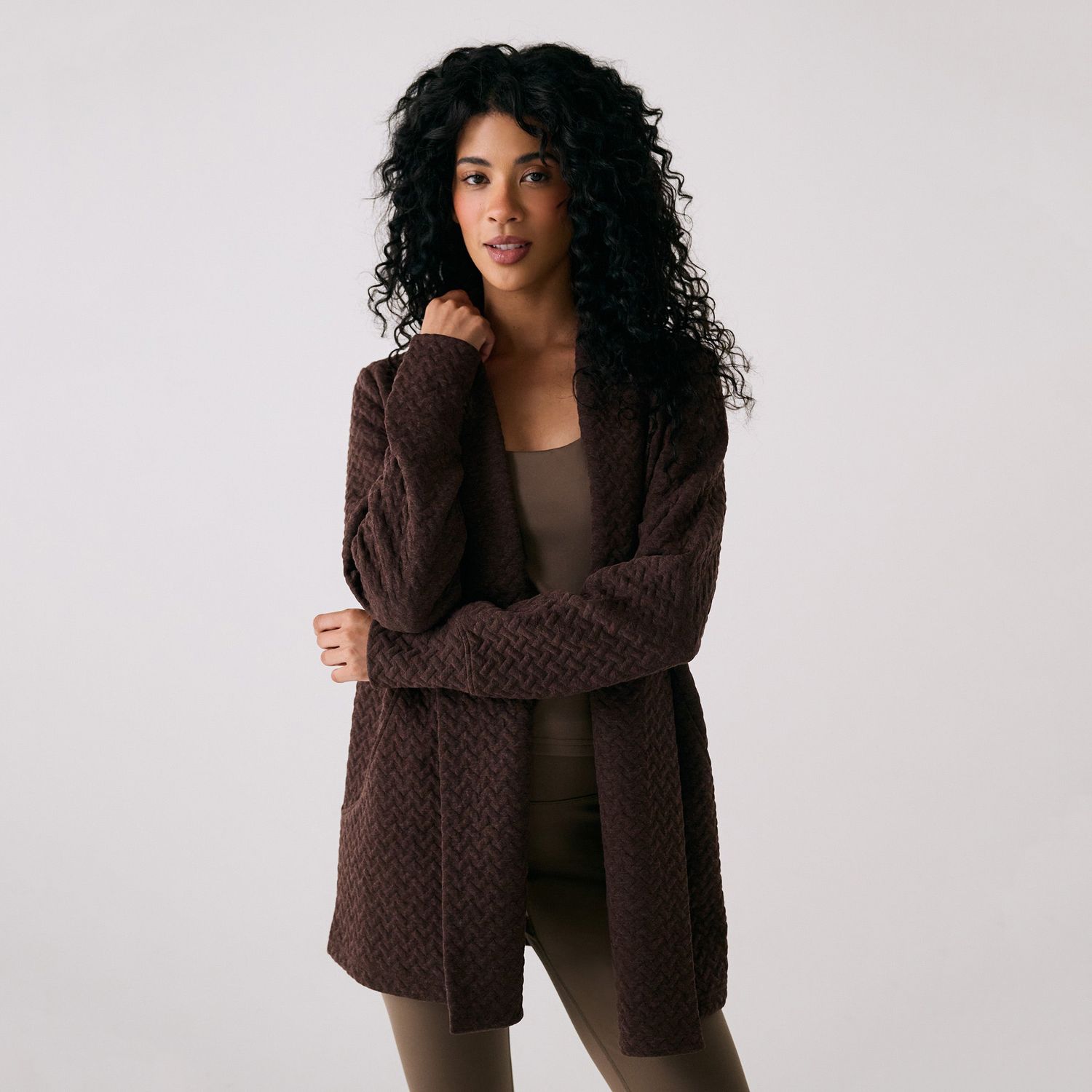 Lole Clover Cardigan - Java Heather