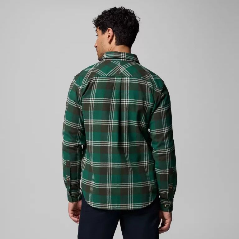 Columbia M Flare Gun Stretch Flannel Rain Forest