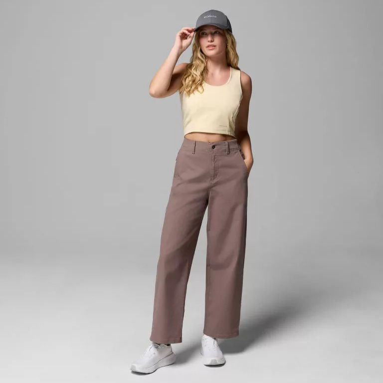 Columbia W ROC Wide Leg Pant Iron