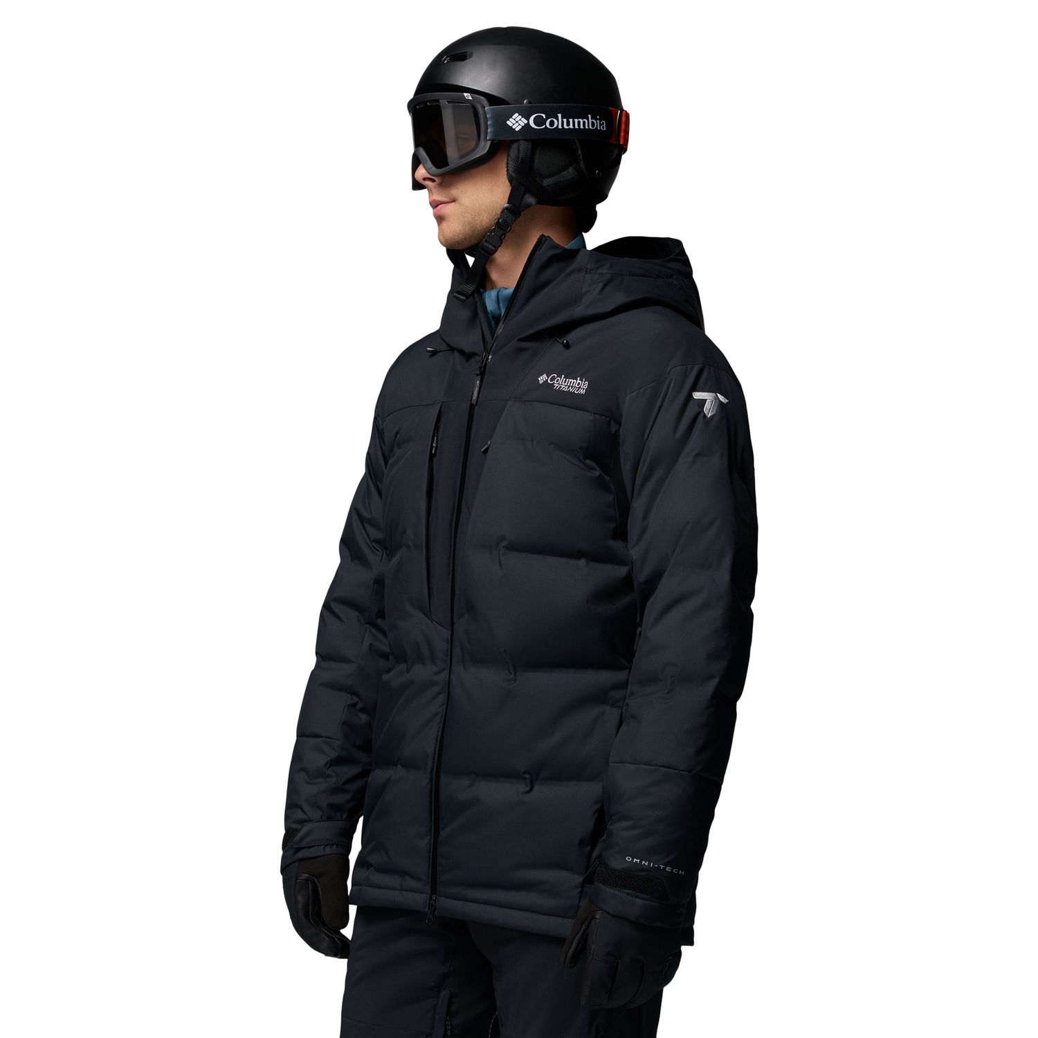 Columbia M Glacier Ridge Down Jacket Black