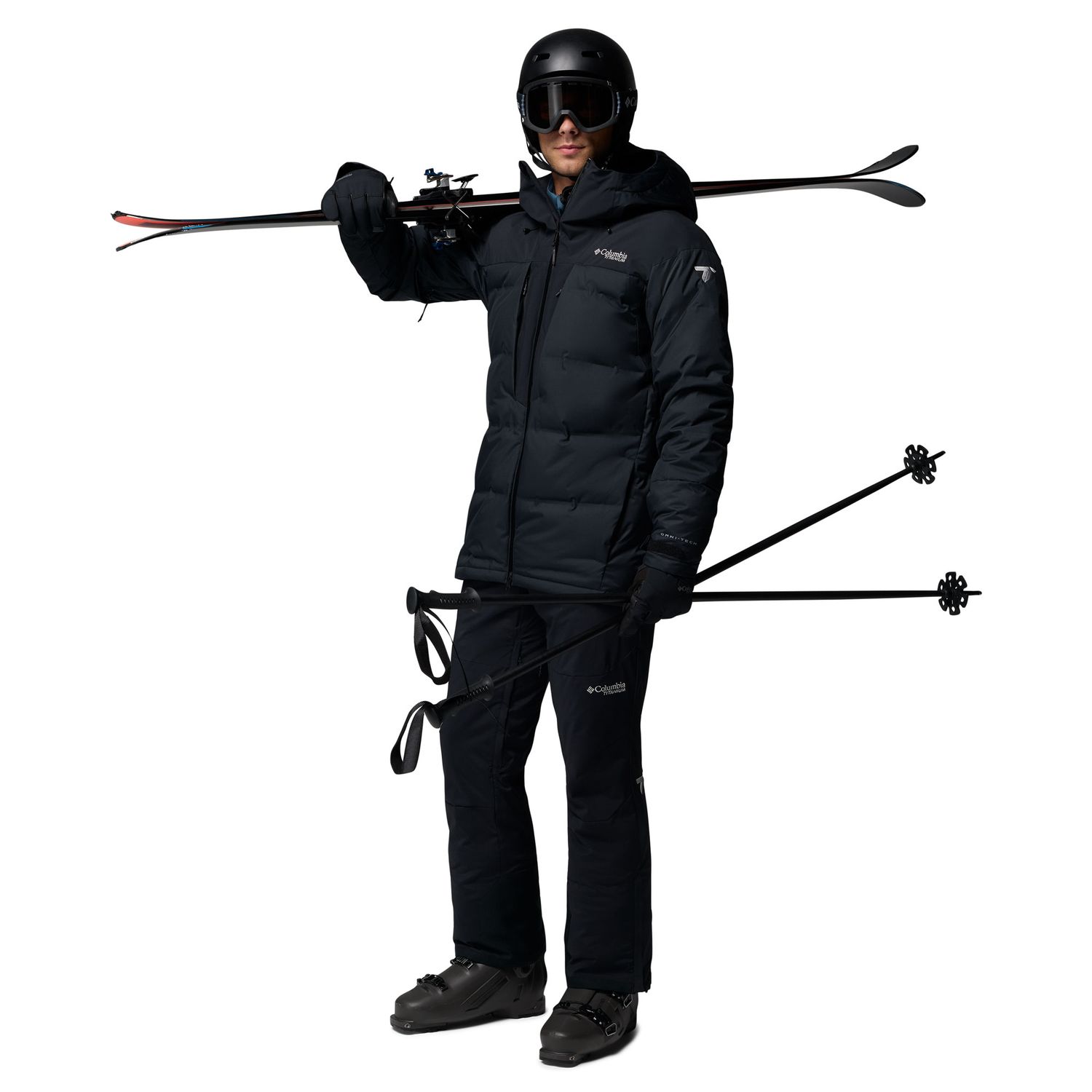 Columbia M Glacier Ridge Down Jacket Black