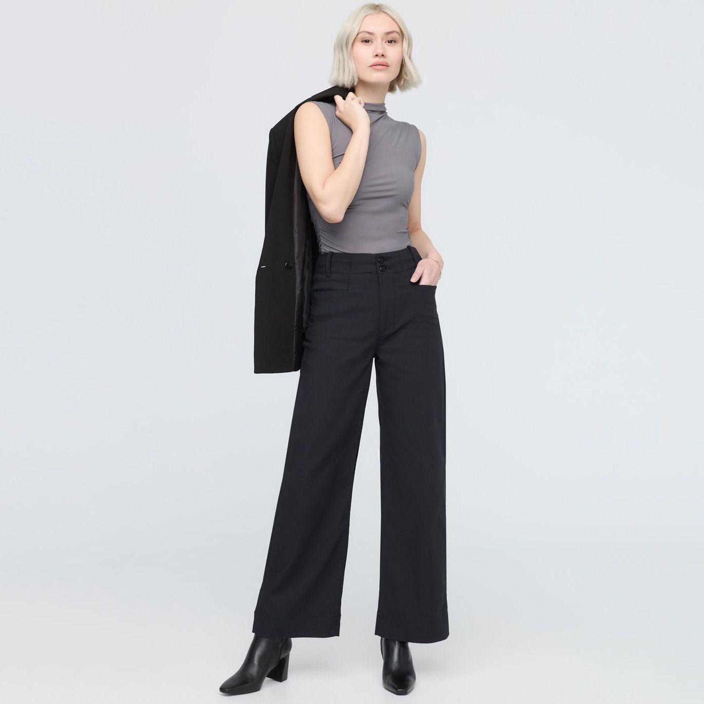 Duer W NuStretch High Rise Trouser - Black