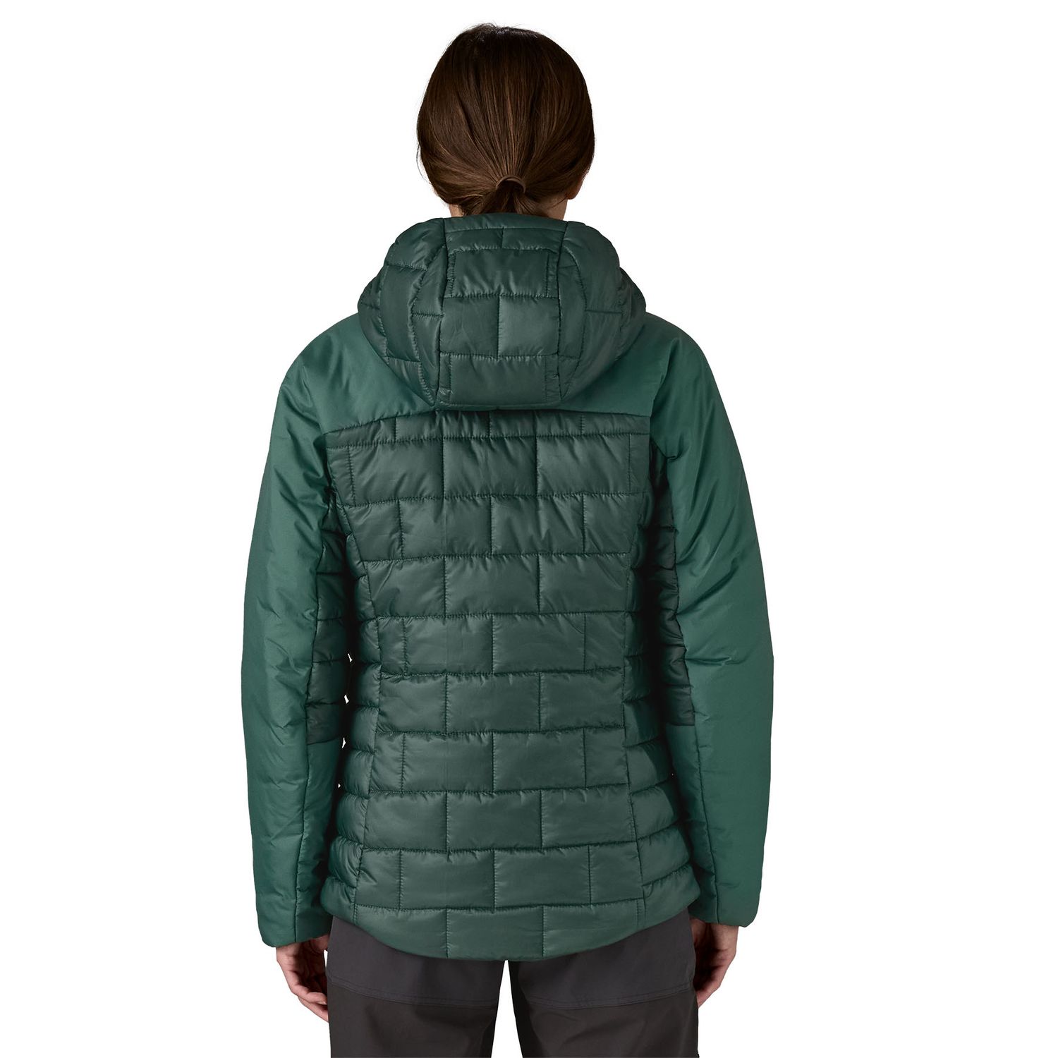 Patagonia W Hi-Loft Nano Puff Hoody Cascade Green