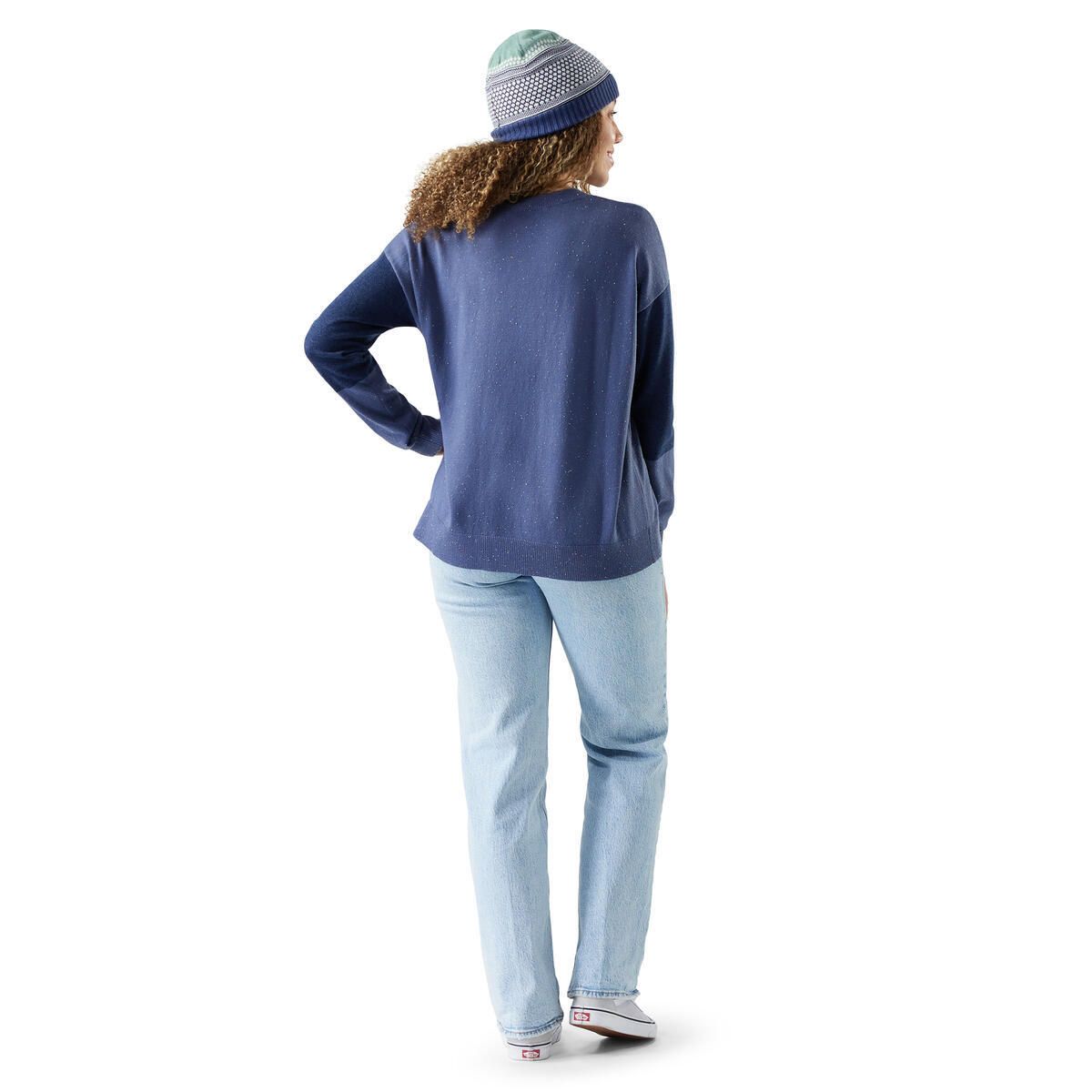 Smartwool W Edgewood Sweater Nightfall Blue