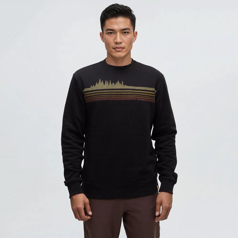 tentree M Retro TreeLine Crew Meteorite