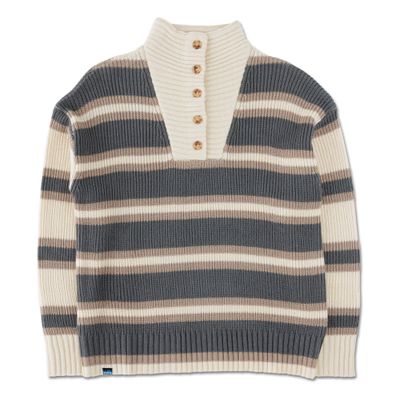 KAVU W Nola  Sweater -Storm Stripe