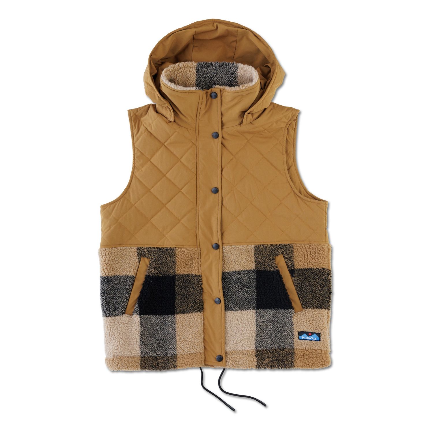 Kavu W Luna Peak Vest - Hilltop Plaid