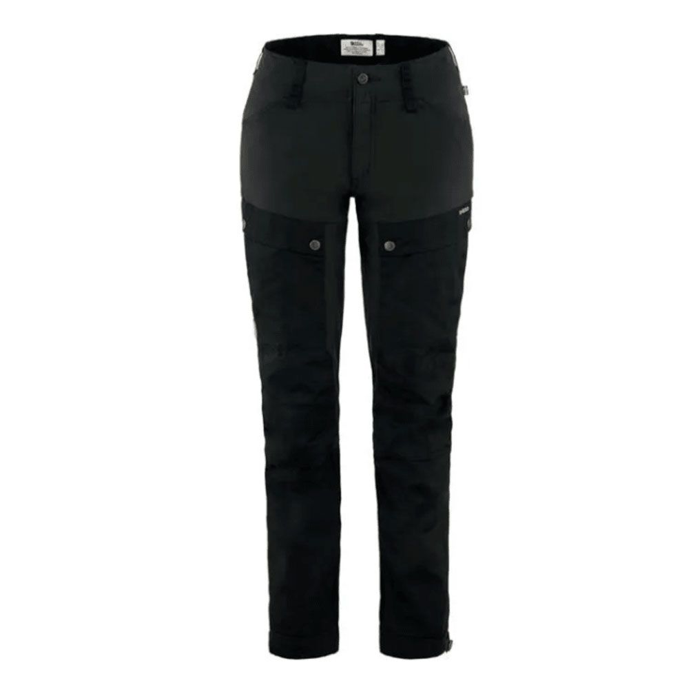 Fjallraven W Keb Trousers Curved Black