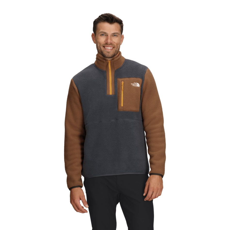 The North Face M Yumiori 1/4 Zip Asphalt / Umber