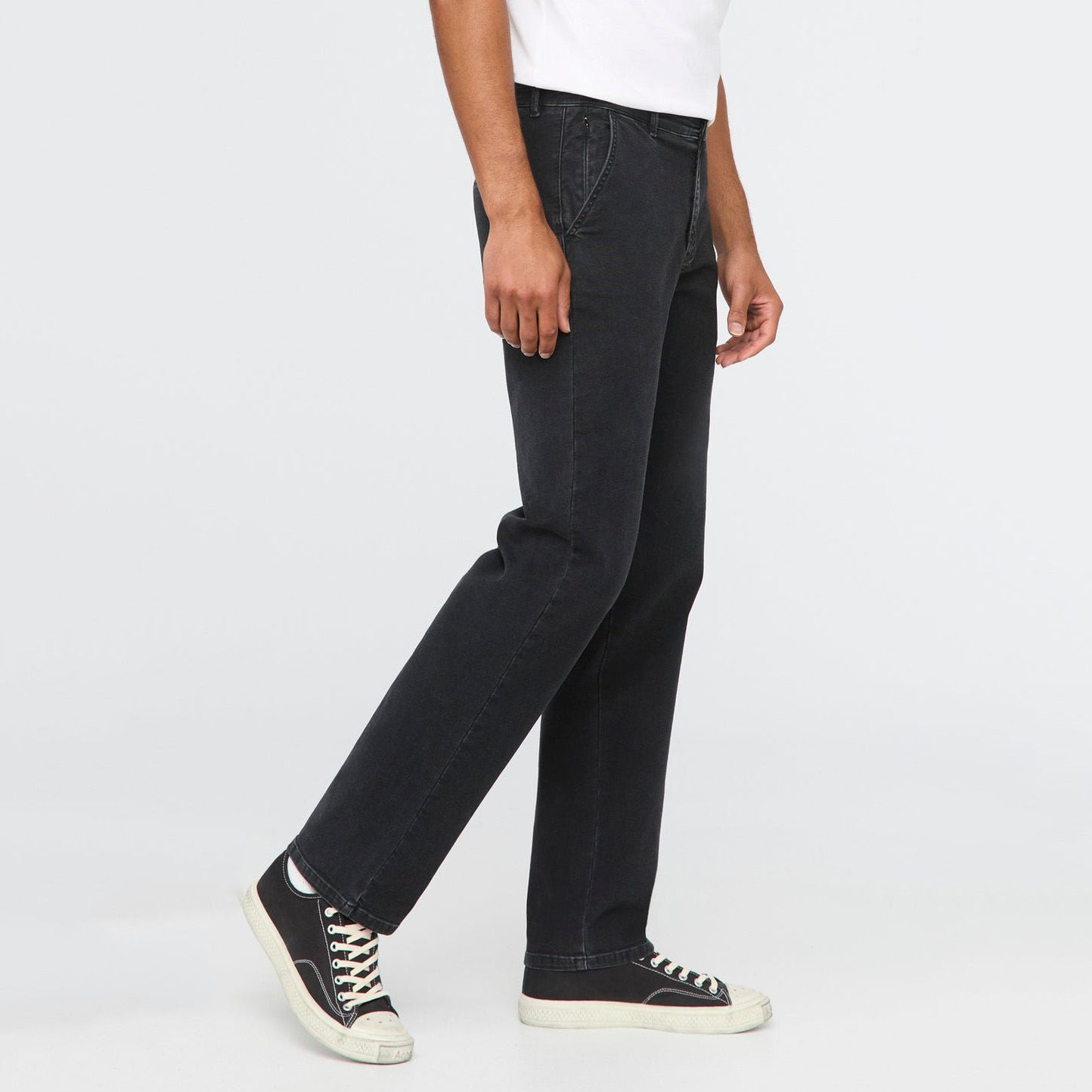Duer M Stretch Canvas Relaxed Chino - Black