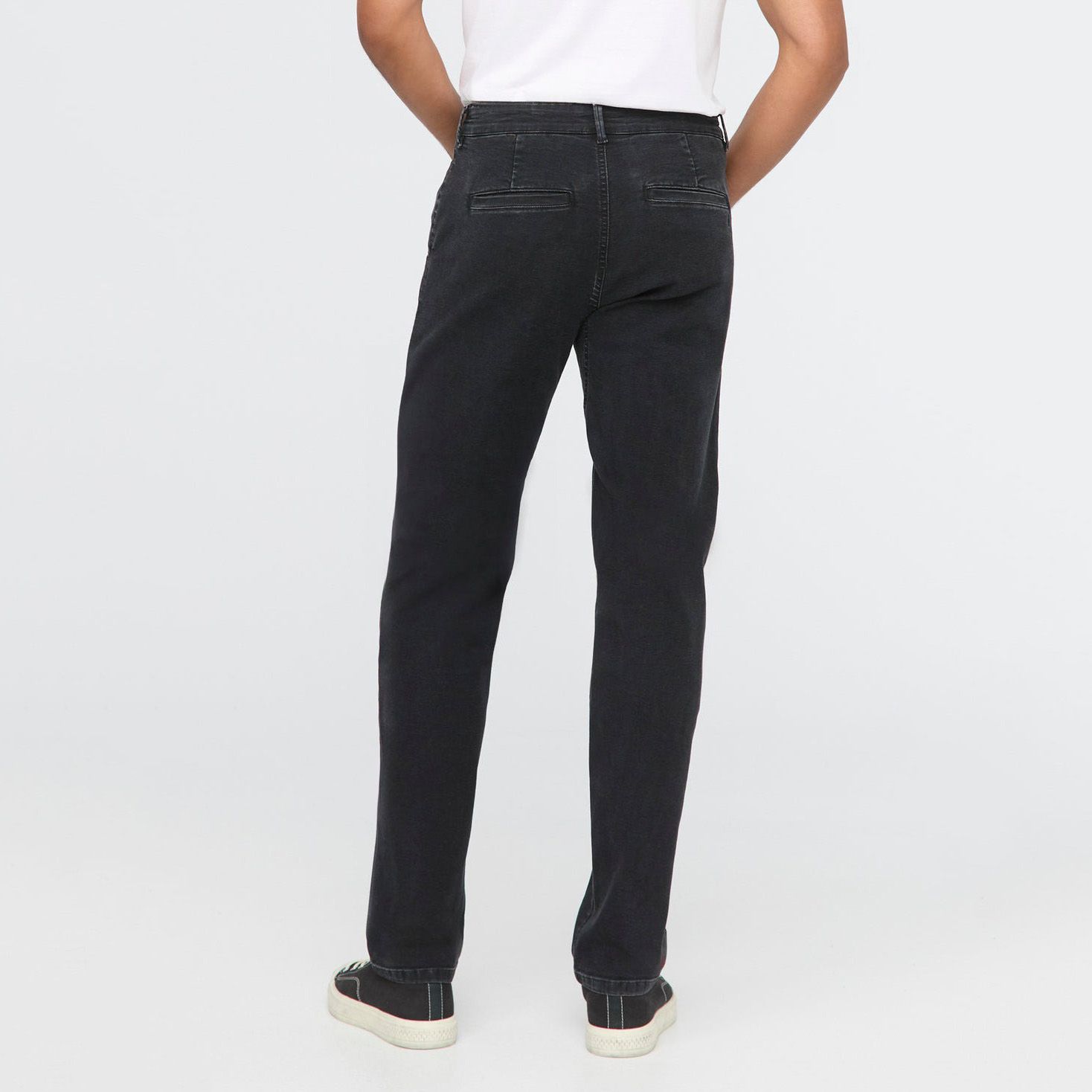 Duer M Stretch Canvas Relaxed Chino - Black