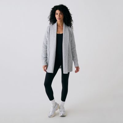 Lole Clover Cardigan - Light Grey Heather