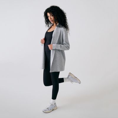 Lole Clover Cardigan - Light Grey Heather