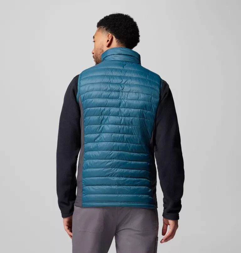Columbia M Powder Pass Hybrid Vest Everblue, Shark