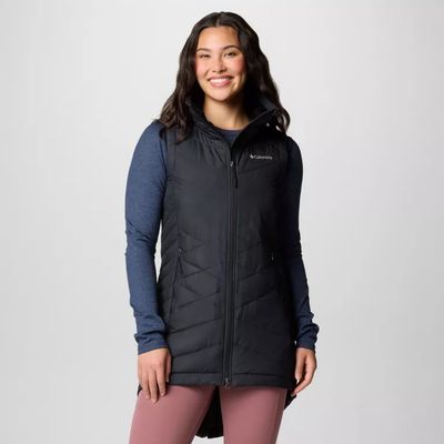 Columbia W Heavenly II Long Vest Black Columbia W Heavenly II Long Vest Black