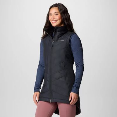 Columbia W Heavenly II Long Vest Black