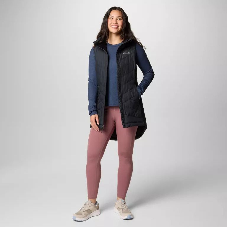 Columbia W Heavenly II Long Vest Black
