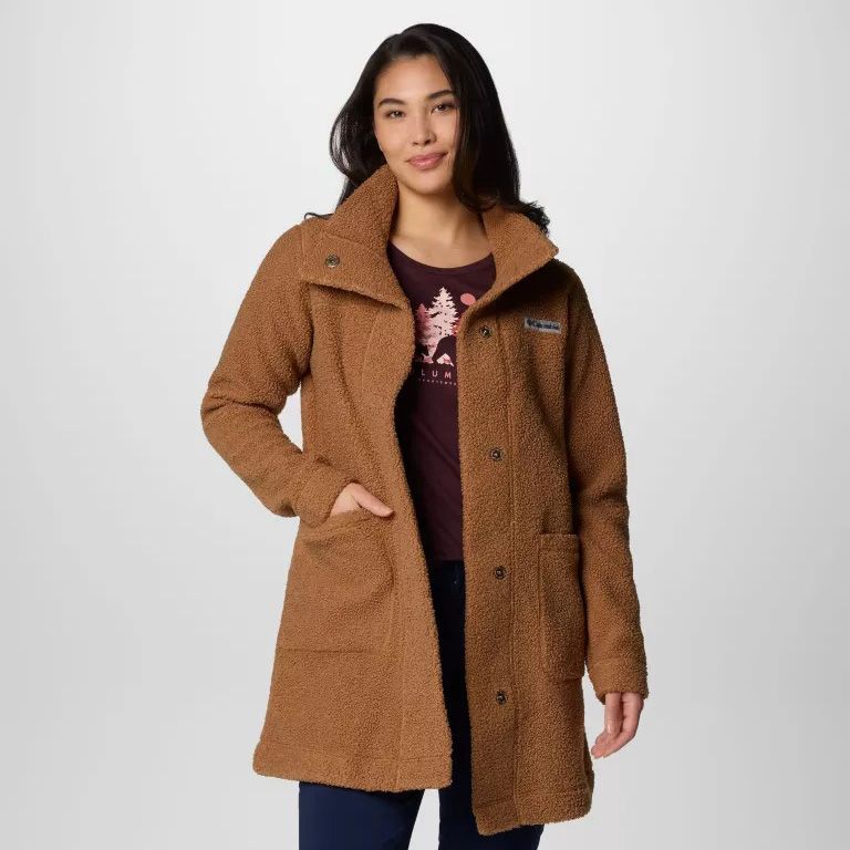 Columbia W Panorama Long Jacket Camel