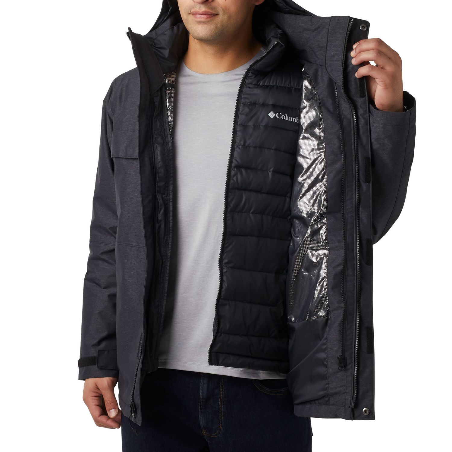 Columbia M Cloverdale II 3 in 1 Jacket Black