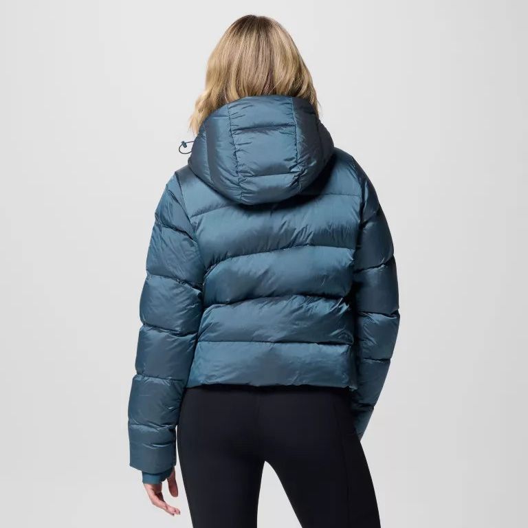 Columbia W Amaze Puff Hooded Jacket Everblue