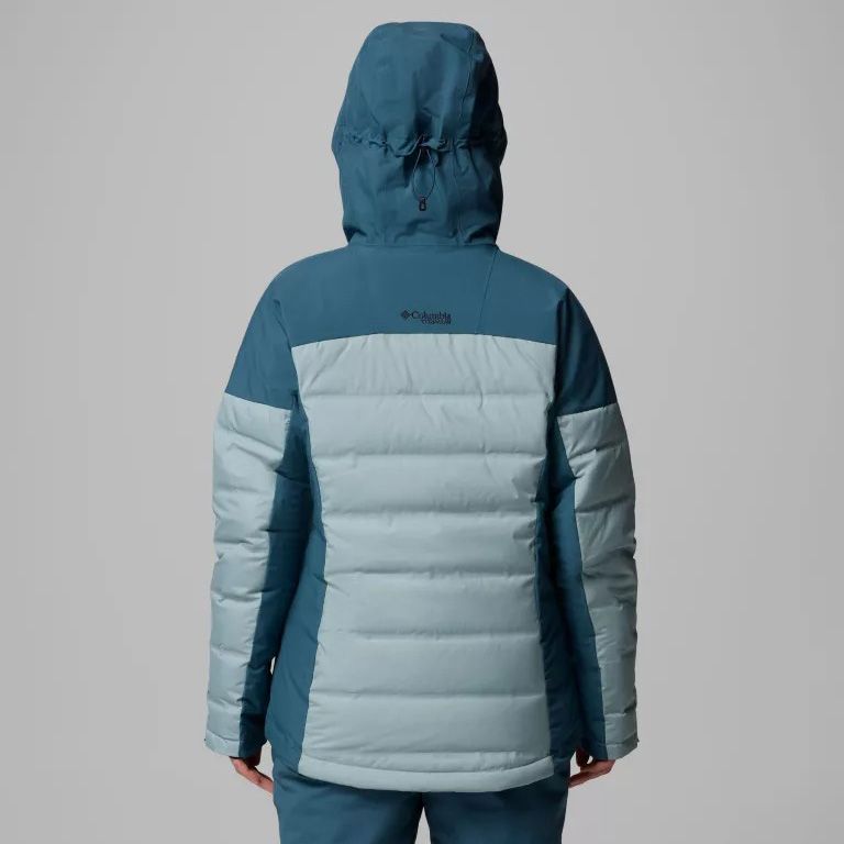 Columbia W Glacier Ridge Down Jacket Everblue