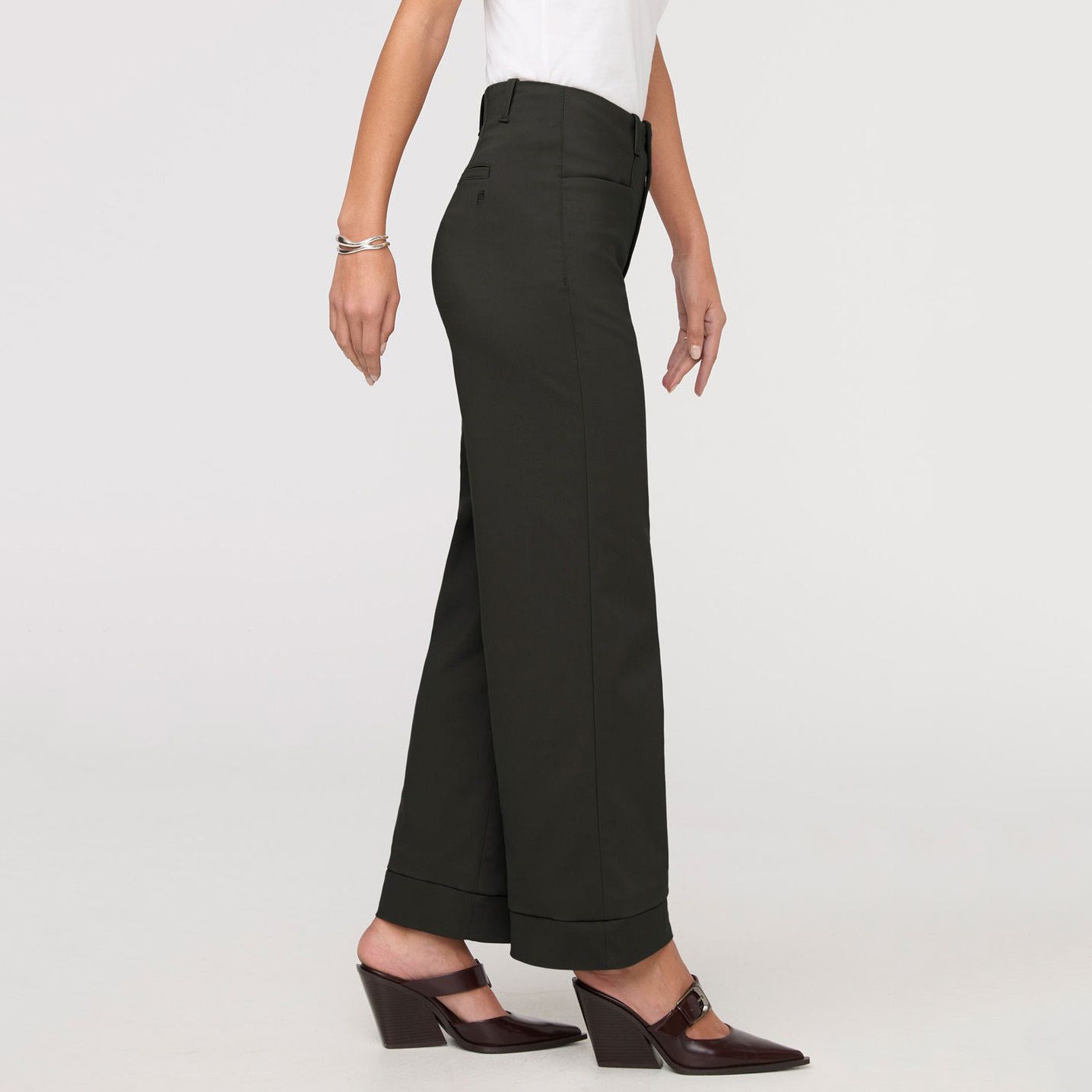 Duer W NuStretch High Rise Trouser - Evergreen