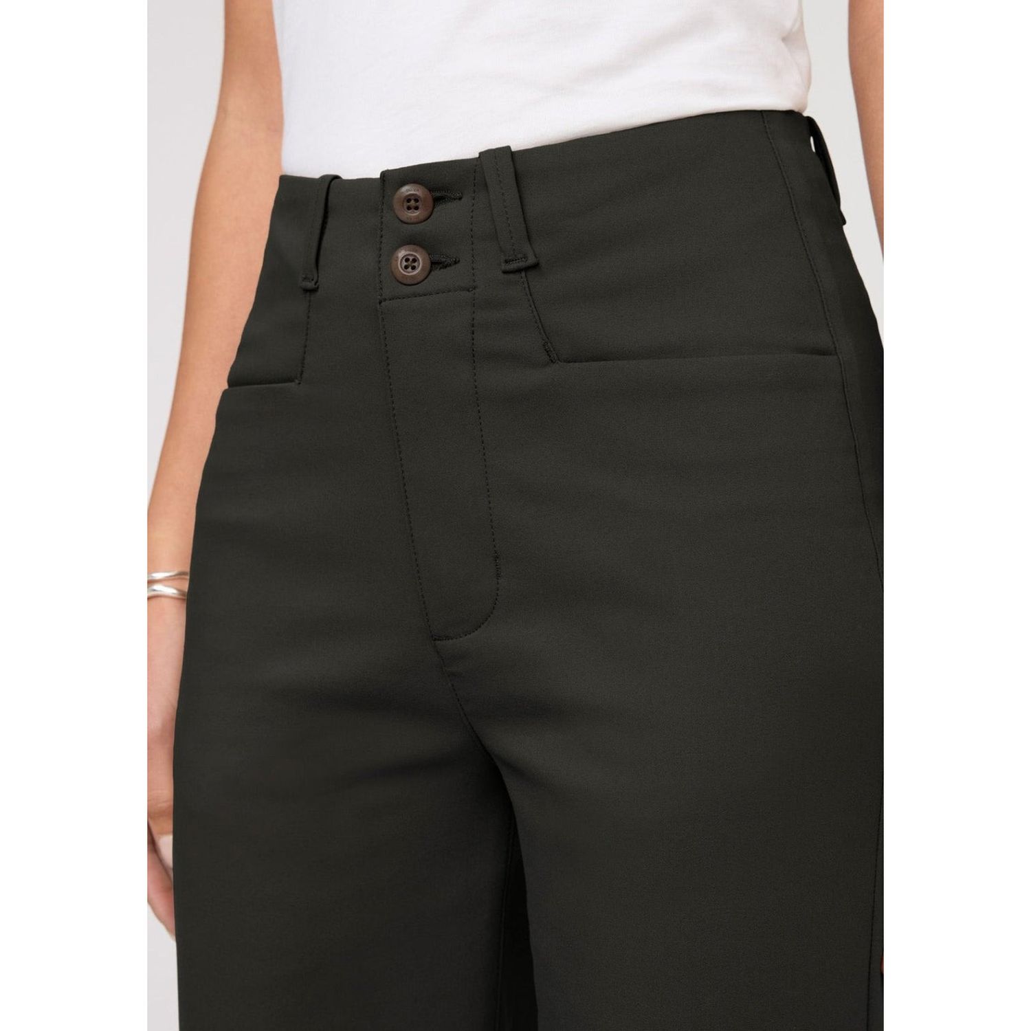 Duer W NuStretch High Rise Trouser - Evergreen