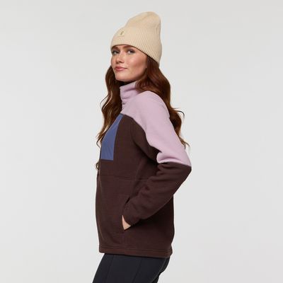 Cotopaxi W Abrazo Fleece 1/2 Jacket Quartz & Coffee Cotopaxi W Abrazo Fleece 1/2 Jacket Quartz & Coffee