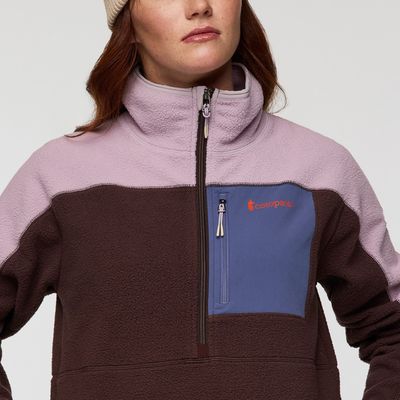 Cotopaxi W Abrazo Fleece 1/2 Jacket Quartz & Coffee