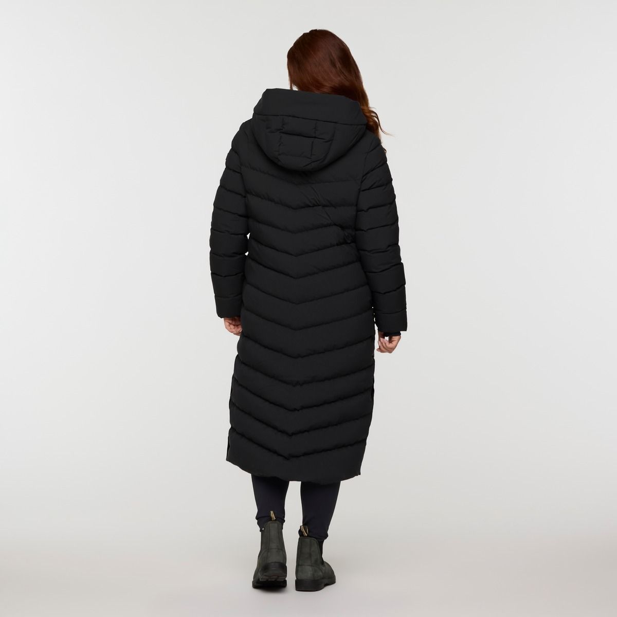 Cotopaxi W Alivio Down Long Parka- BLACK