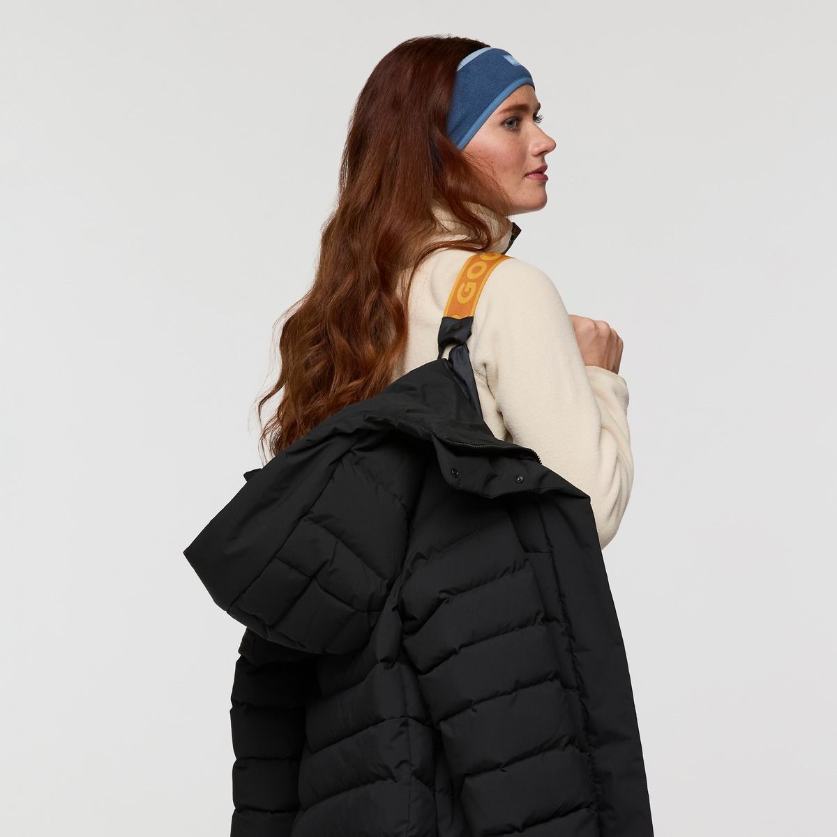 Cotopaxi W Alivio Down Long Parka- BLACK