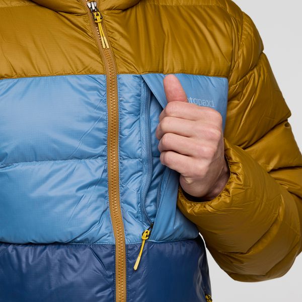 Cotopaxi M Fuego Max Down Hooded Jacket Bronze / Sea