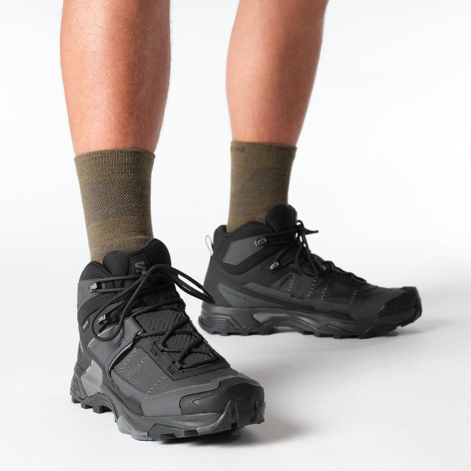 Salomon X Ultra 5 Mid GTX - Black/Asphal