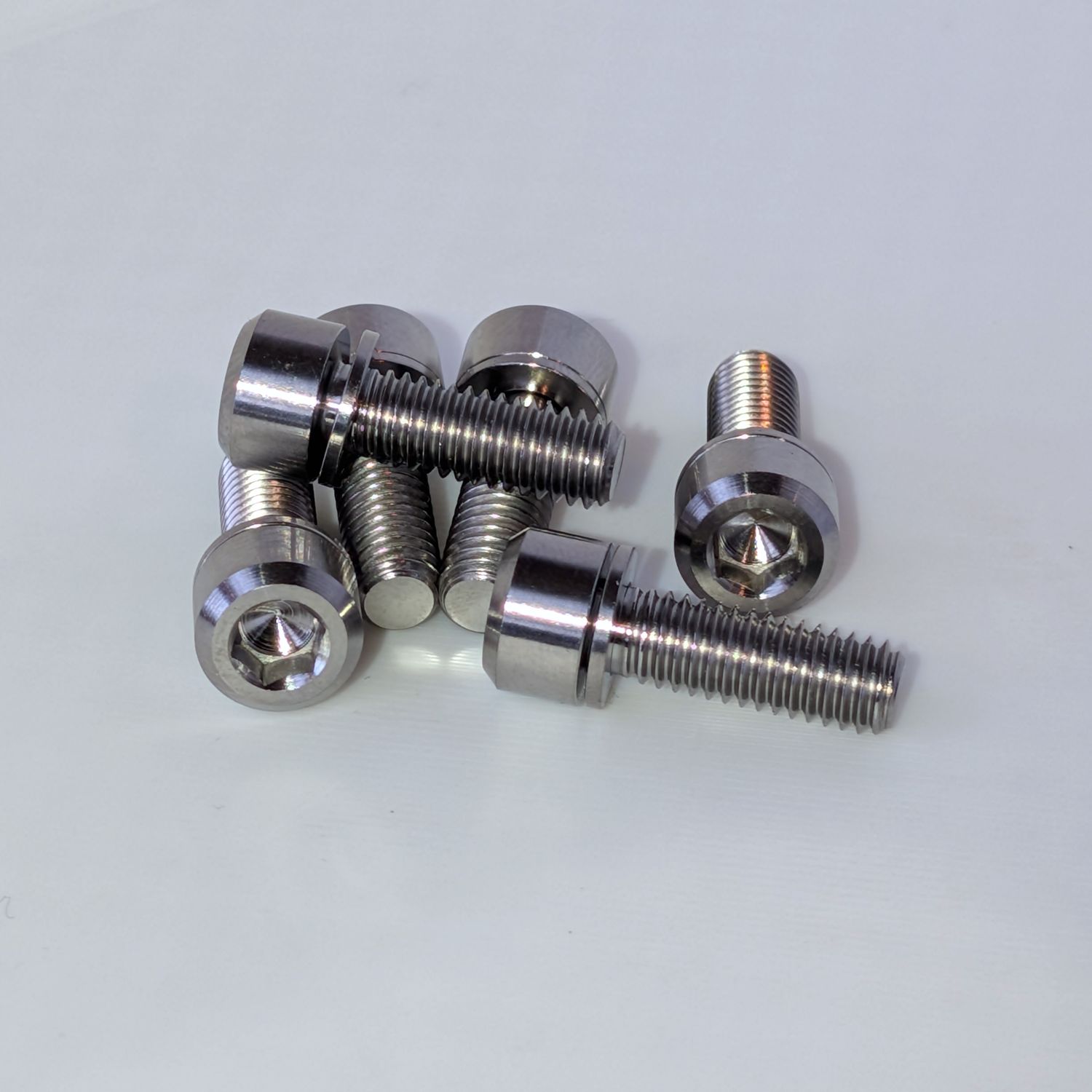 Titanium Anodized M6 Stem Bolts (each)