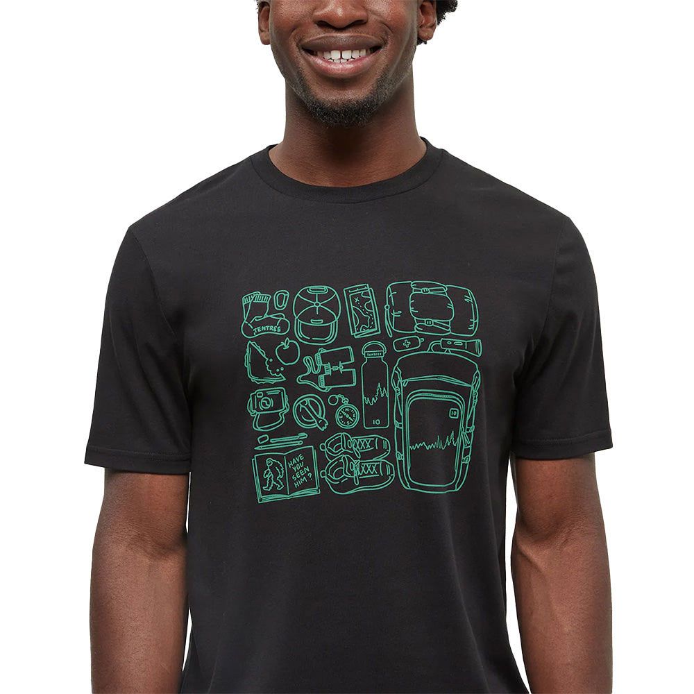 tentree M Adventure Essentials T Black/Jade