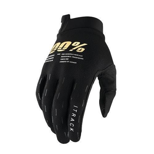 100% iTrack Gloves Black Youth 
