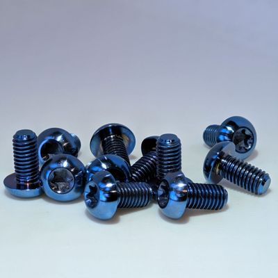 Titanium Anodized M5 T25 Rotor Bolts (each)