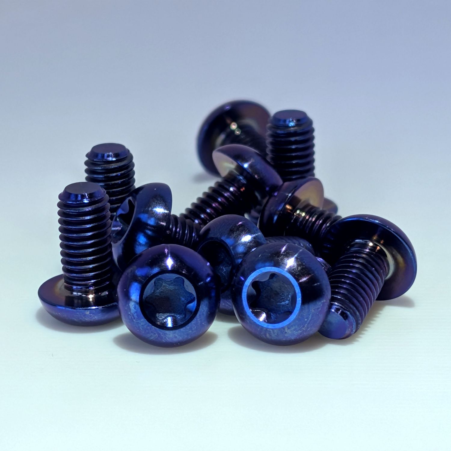 Titanium Anodized M5 T25 Rotor Bolts (each)
