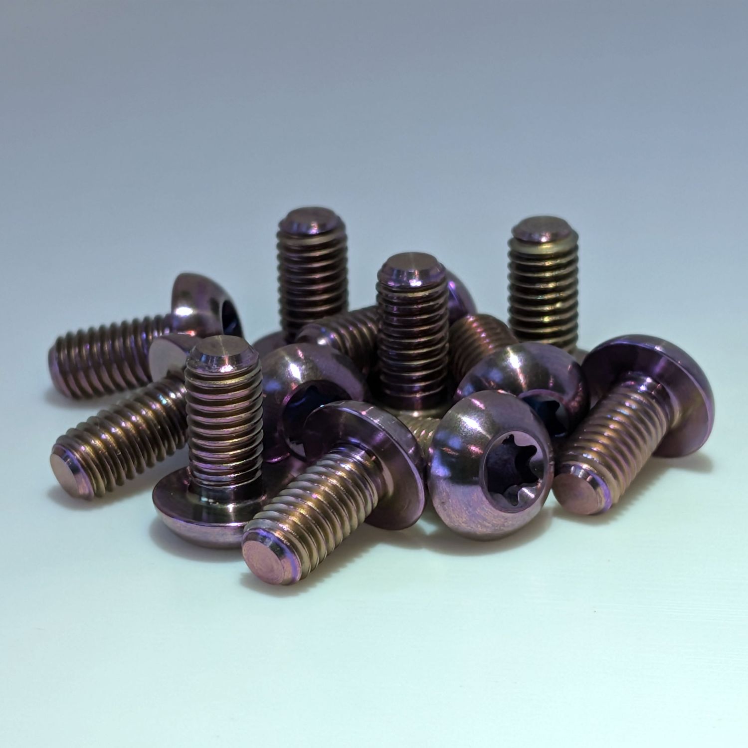 Titanium Anodized M5 T25 Rotor Bolts (each)