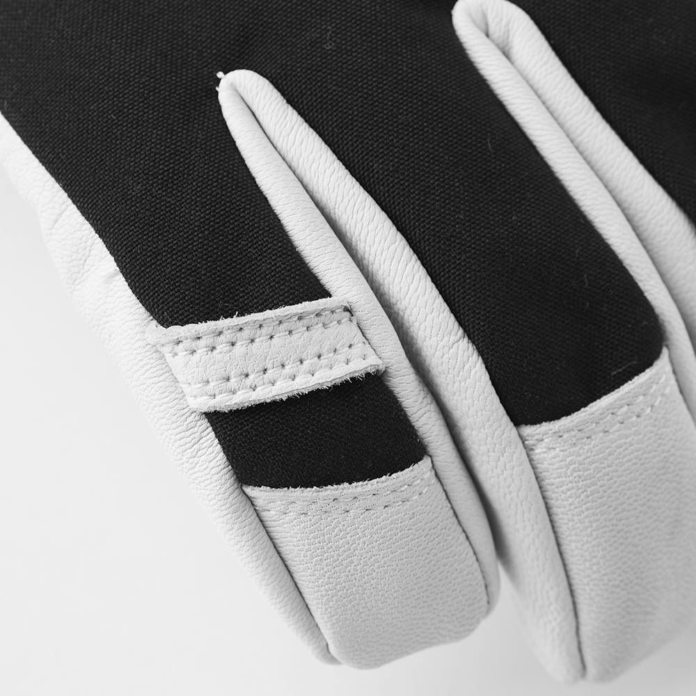 Hestra Army Leather Heli Glove Black/White
