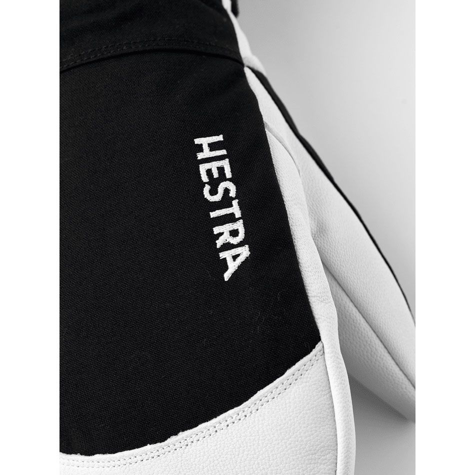 Hestra Army Leather Heli Mitt Black/White