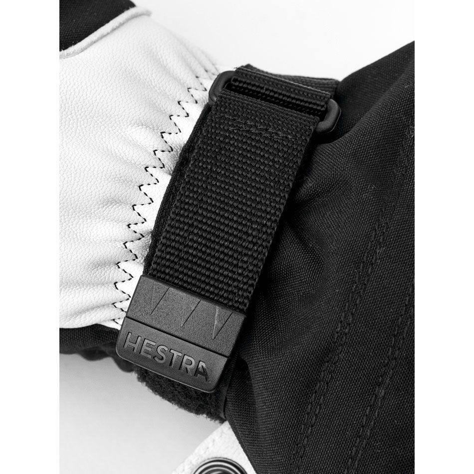 Hestra Army Leather Heli Mitt Black/White