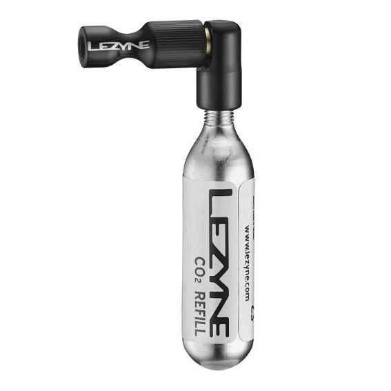 Lezyne, Trigger Drive, CO2 Inflator, Threaded, Presta, Schrader, Black, 1x16g